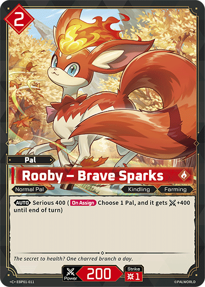 Palworld TCG - Rooby – Brave Sparks [EBP01-011C]