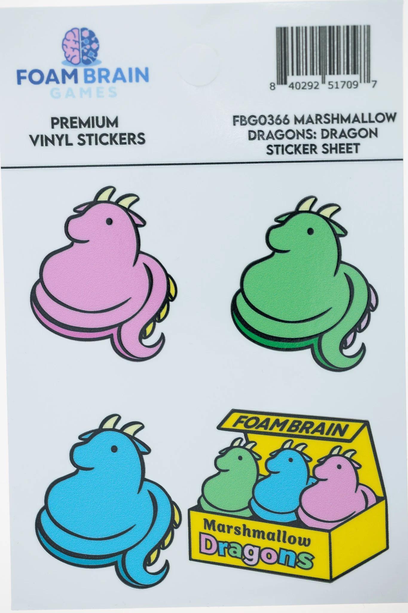 Foam Brain - Marshmallow Dragons
