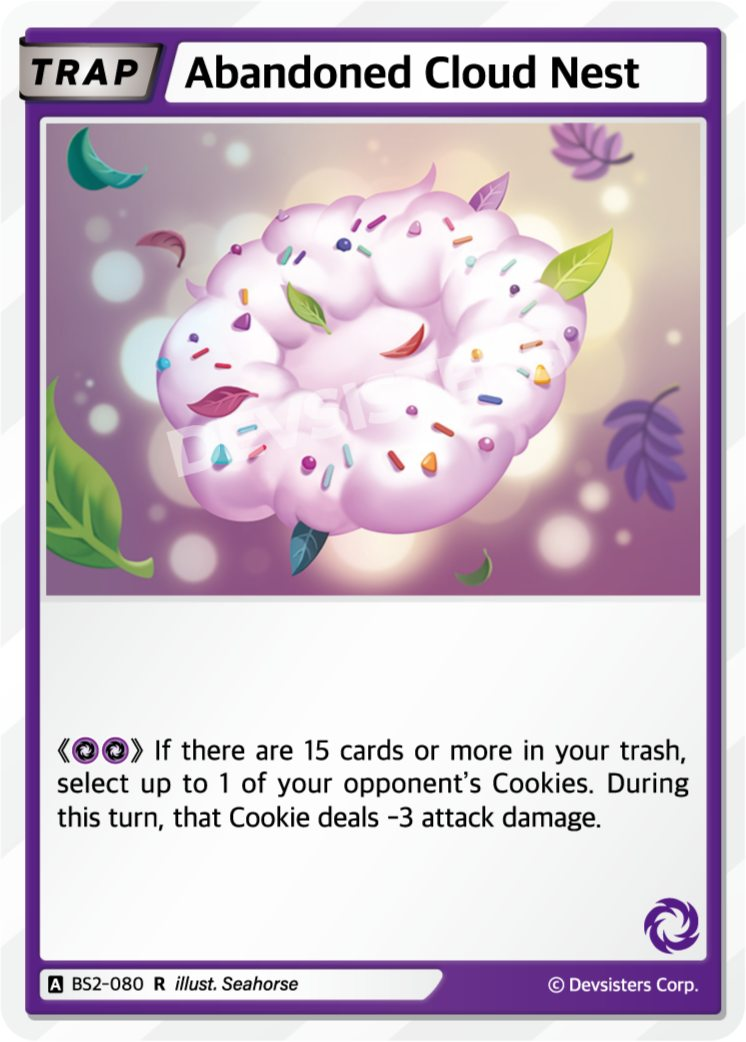 CookieRun TCG - Abandoned Cloud Nest [BS2-080 R]