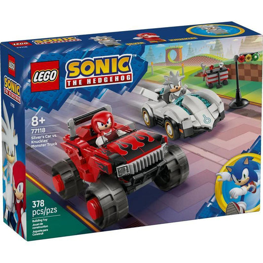 LEGO® Sonic Silver's Car vs. Knuckles' Monster Truck | 77118