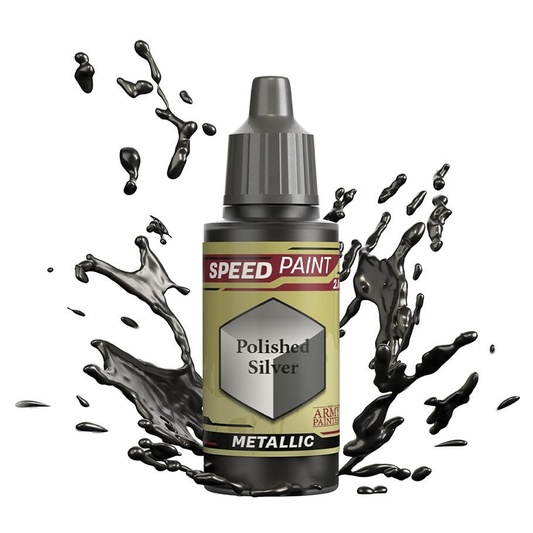 The Army Painter - Warpaints Speedpaint 2.0: Polished Silver (18ml)
