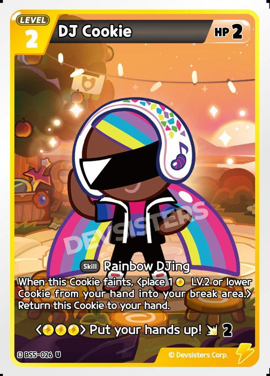 CookieRun TCG - DJ Cookie [BS5-026 U]