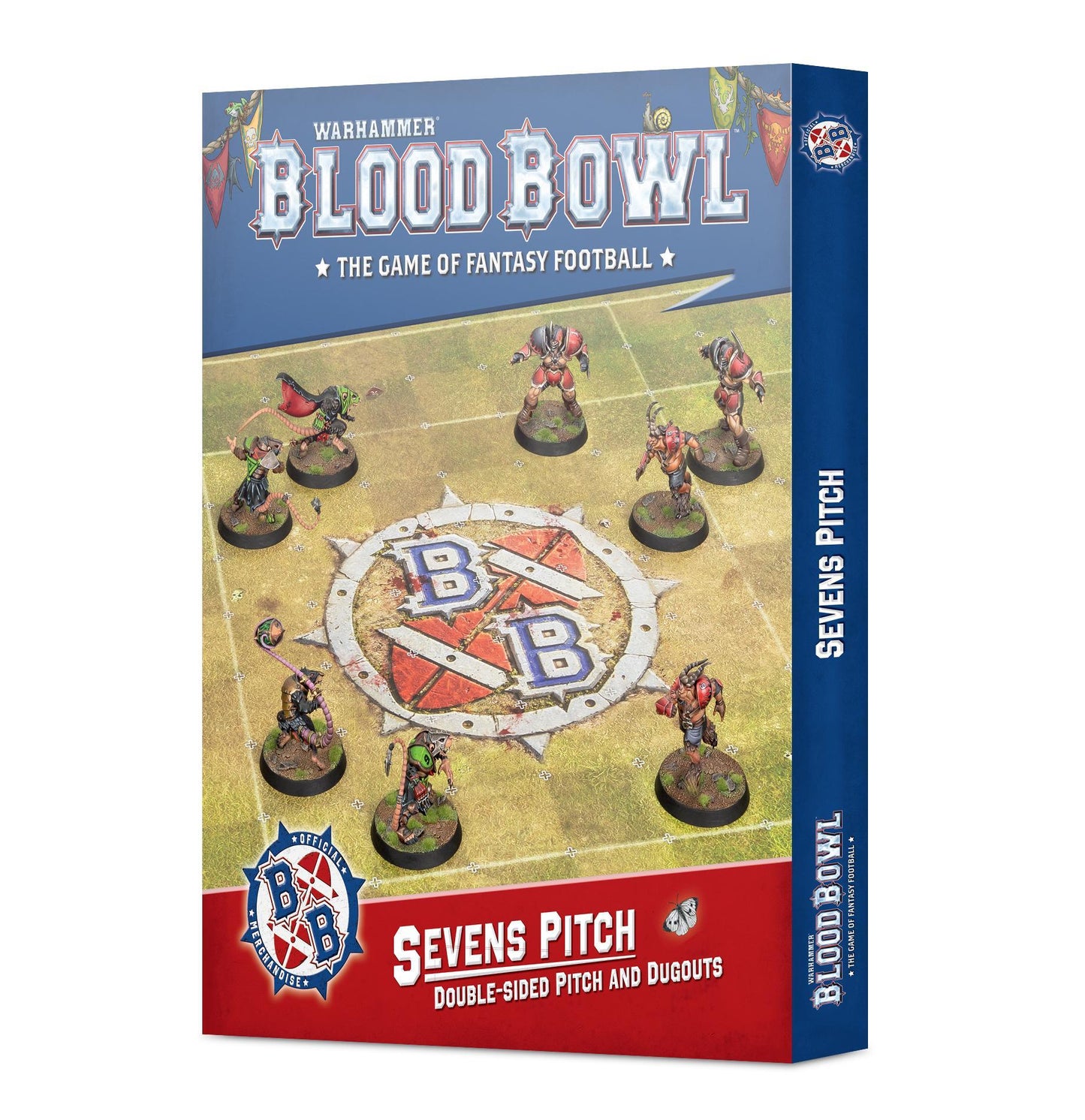 Warhammer Blood Bowl - Sevens Double Sided Pitch and Dugouts Set (2026)