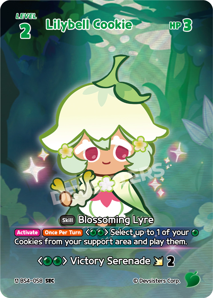 CookieRun TCG - Lilybell Cookie [BS4-058 SEC]