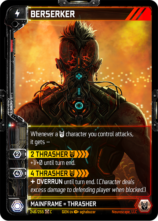 Neuroscape TCG - Berserker GEN-246