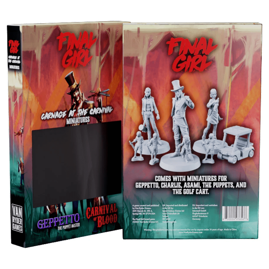Final Girl: Carnage at the Carnival Miniatures - The Feisty Goblin Gamehouse -