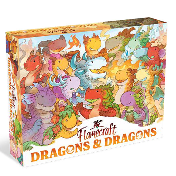 Flamecraft - Dragons & Dragons Expansion - The Feisty Goblin Gamehouse -