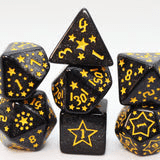 Foam Brain Games - Shooting Stars RPG Dice set - The Feisty Goblin Gamehouse -