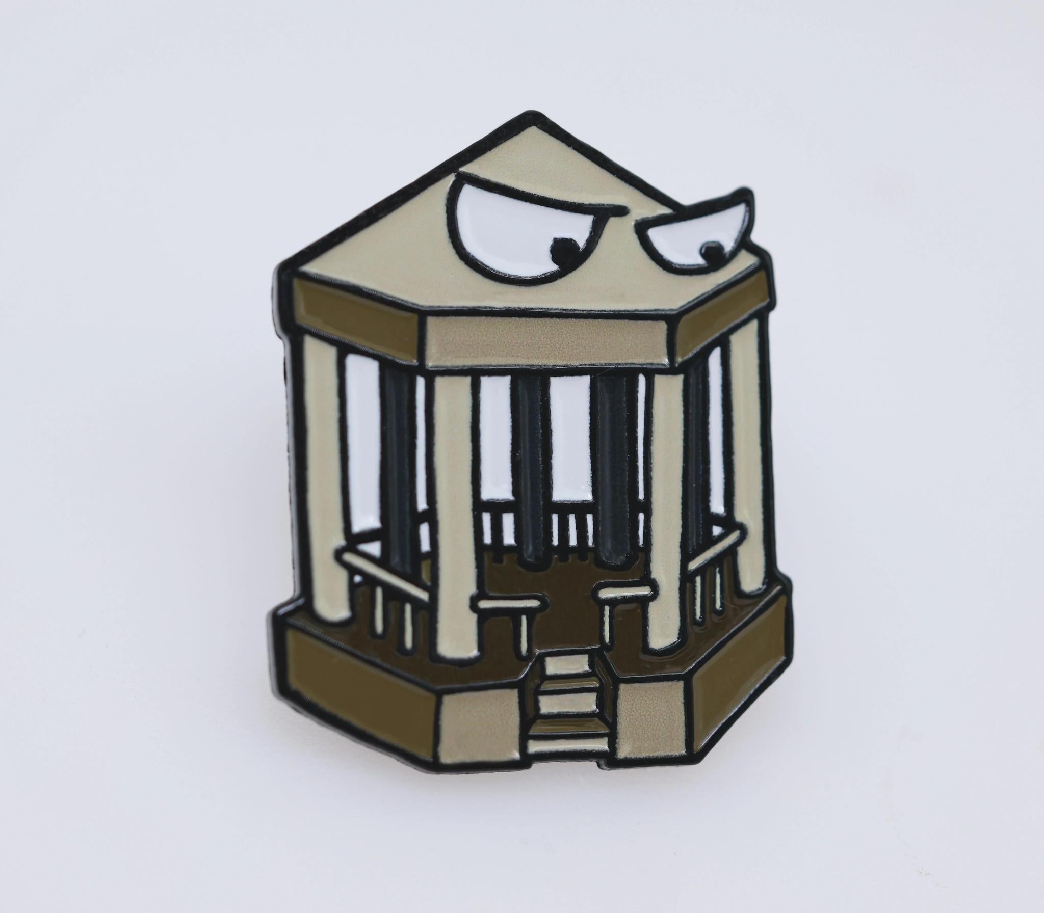 Foam Brain - Munchkin: Gazebo Enamel Pin - The Feisty Goblin Gamehouse -