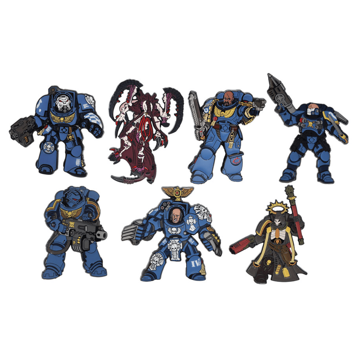 Foam Brain - Mystery Loot: Ultramarines vs. Tyranids Enamel Pins - The Feisty Goblin Gamehouse -