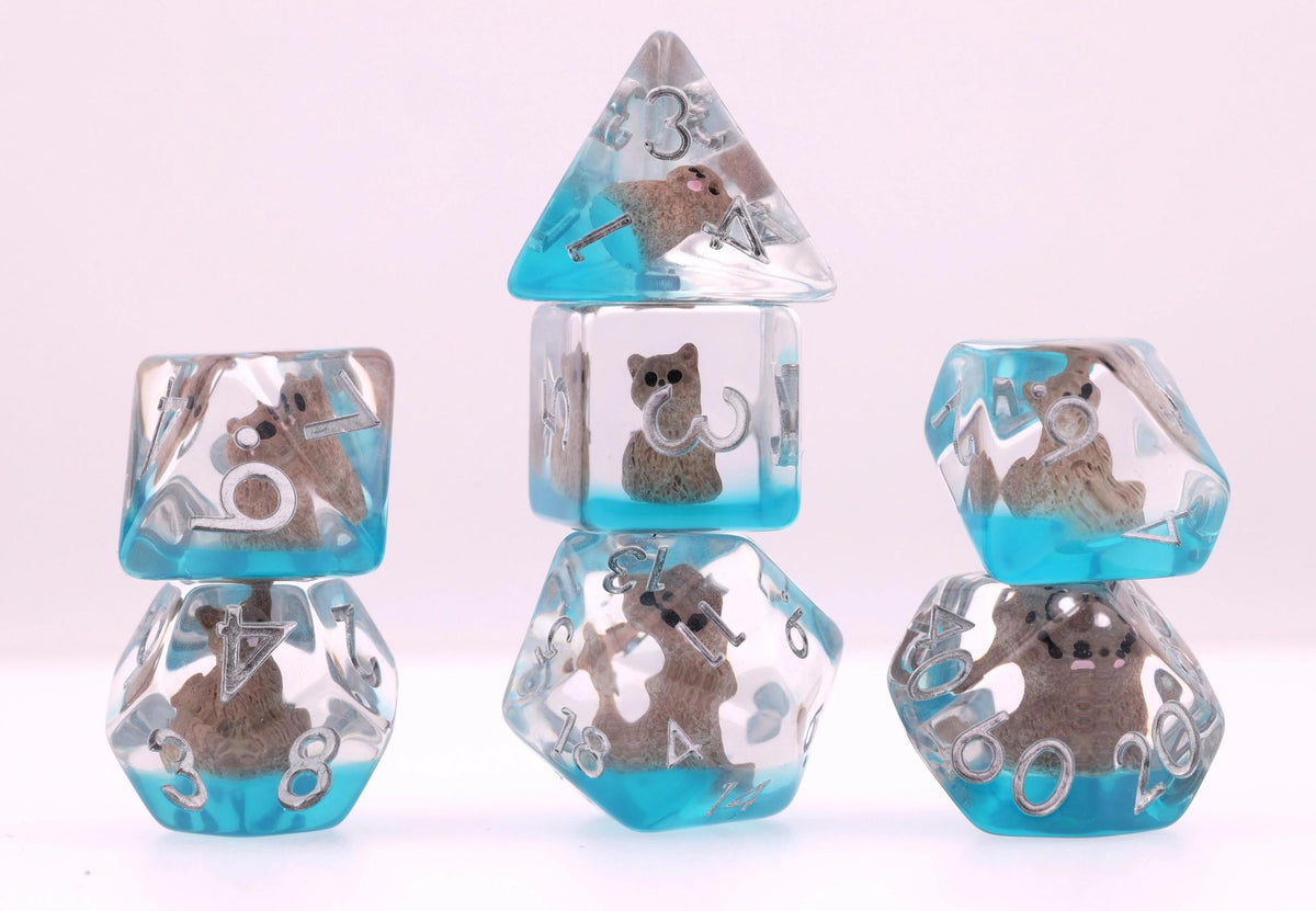 Foam Brain - Soft Kitten RPG Dice Set - The Feisty Goblin Gamehouse -