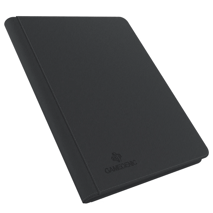 GameGenic - Zip-Up Ring- Binder Slim: Black - The Feisty Goblin Gamehouse -
