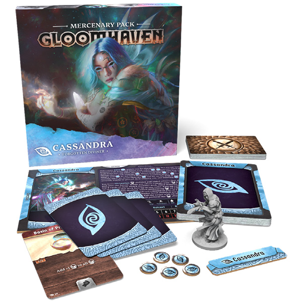 Gloomhaven, 2e: Mercenary Pack- Cassandra, Forgotten Diviner - The Feisty Goblin Gamehouse -