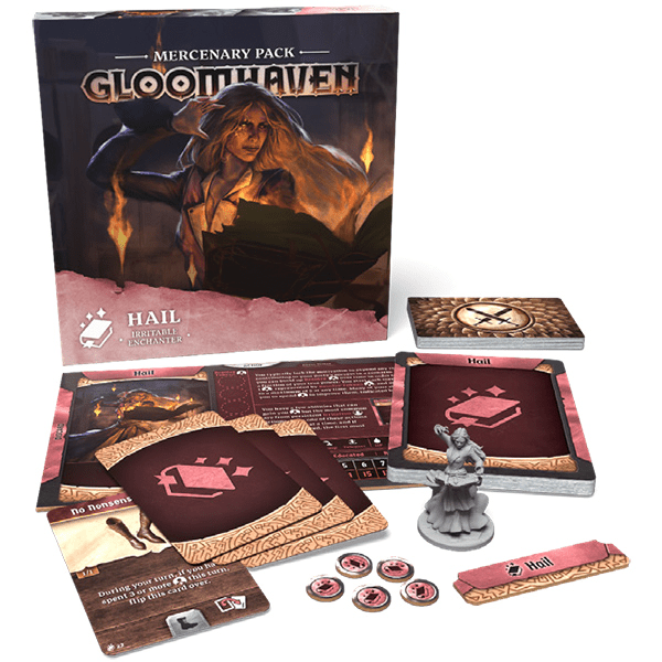 Gloomhaven, 2e: Mercenary Pack- Hail, Irritable Enchanter - The Feisty Goblin Gamehouse -