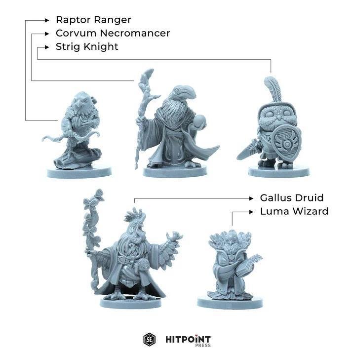 Humblewood: Heroes of Humblewood - Miniatures (Plastic Minis) - The Feisty Goblin Gamehouse -