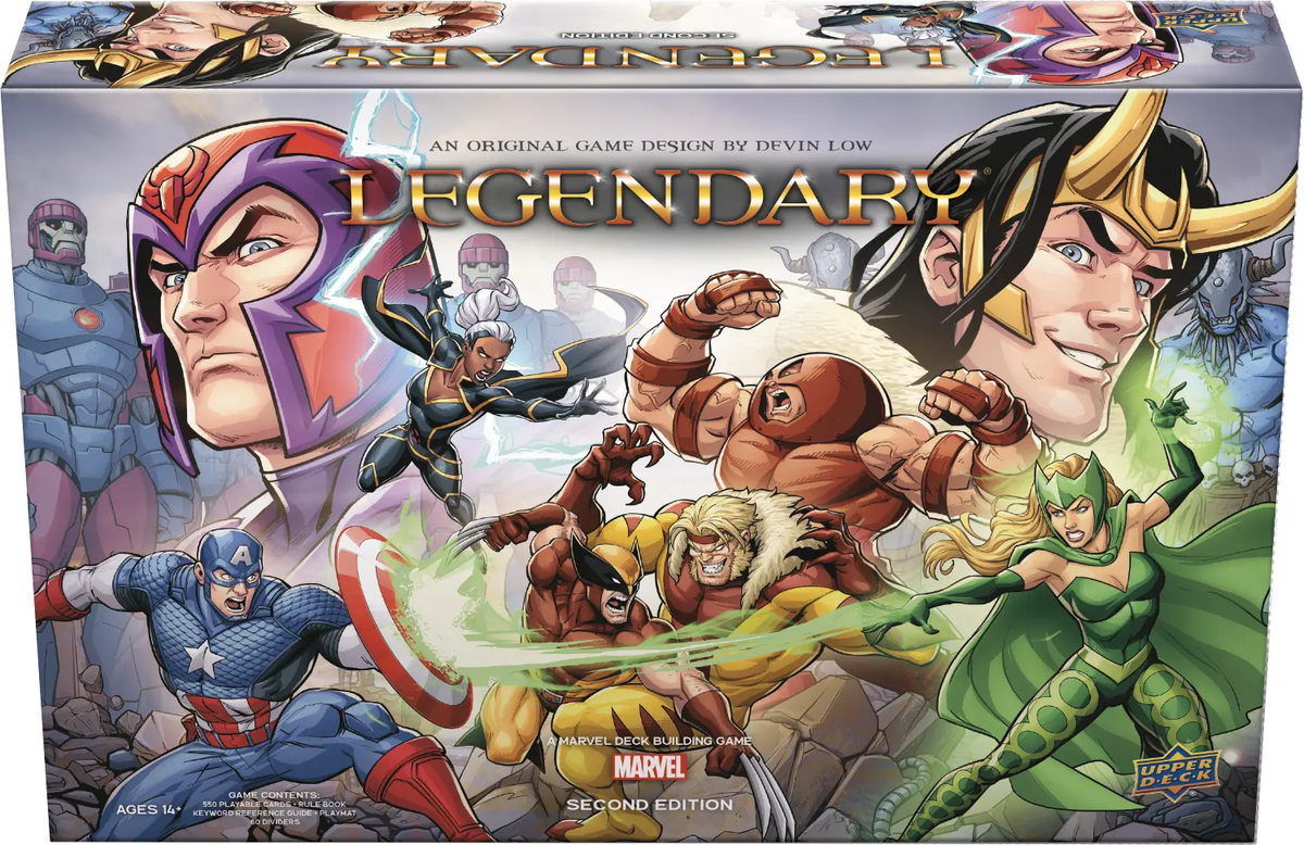 Legendary Marvel Core Set Second Edition - A Marvel Deck Building Game - The Feisty Goblin Gamehouse -