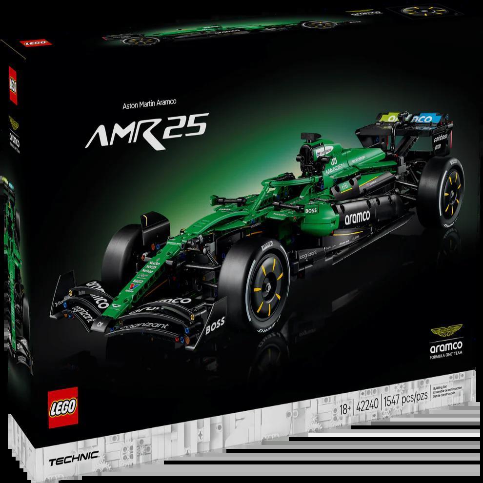 LEGO® Aston Martin Aramco AMR25 F1® Car | 42240 - The Feisty Goblin Gamehouse -