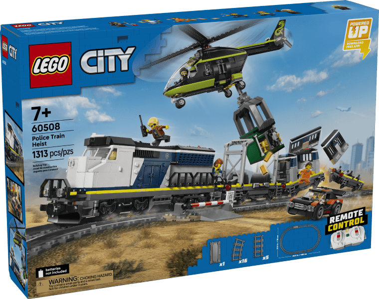LEGO® City Trains Police Train Heist | 60508 - The Feisty Goblin Gamehouse -