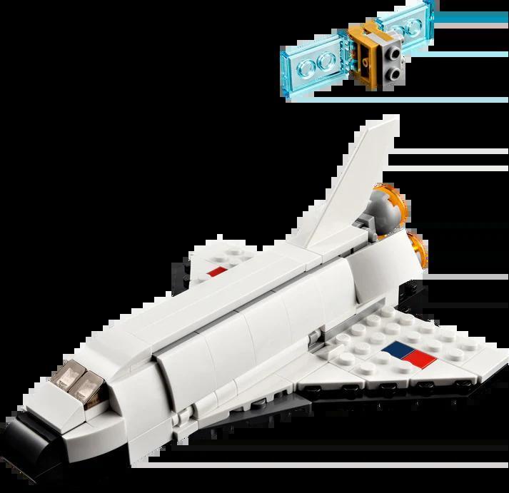 LEGO® Creator Space Shuttle | 31134 - The Feisty Goblin Gamehouse -