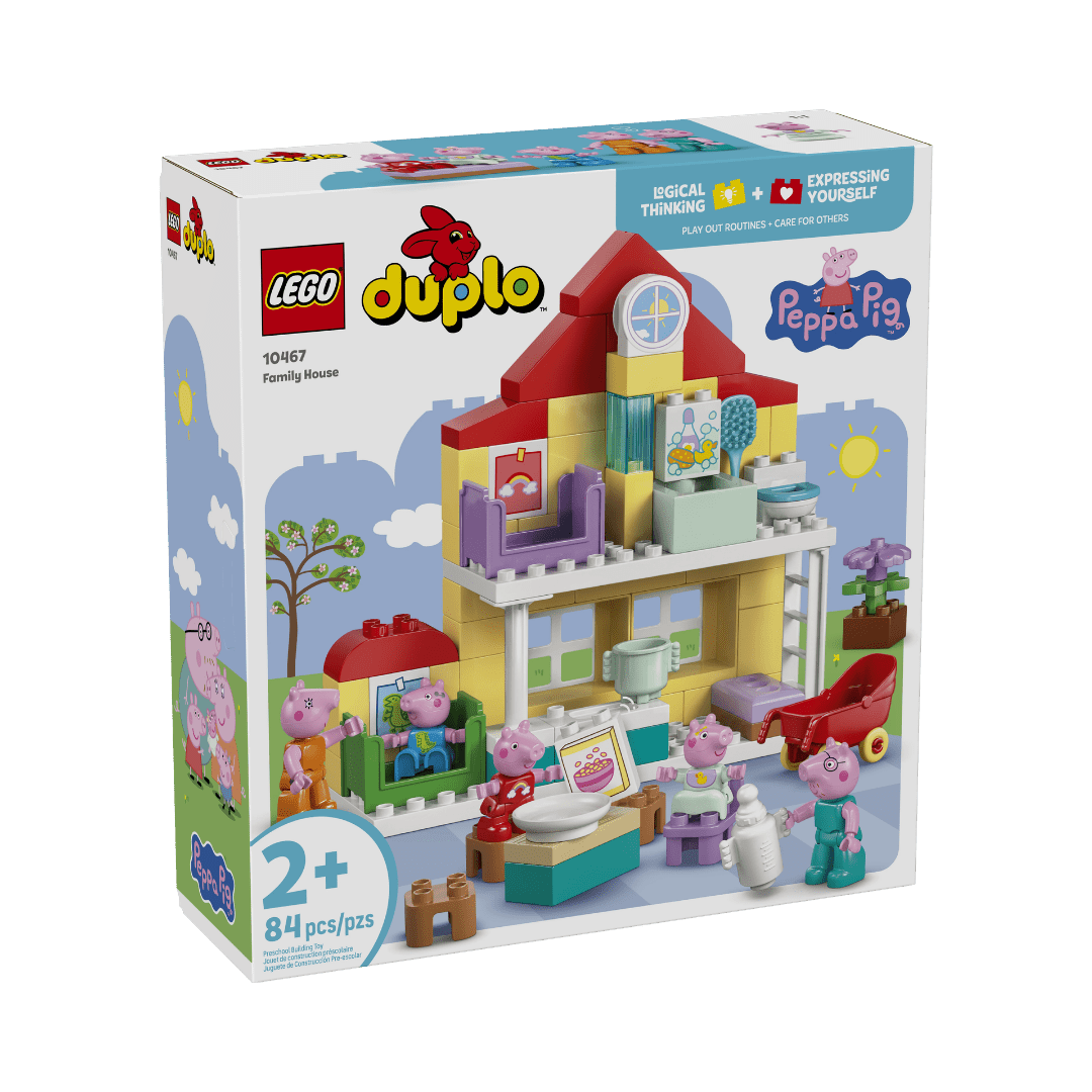 LEGO® DUPLO Peppa Pig Family House | 10467 - The Feisty Goblin Gamehouse -