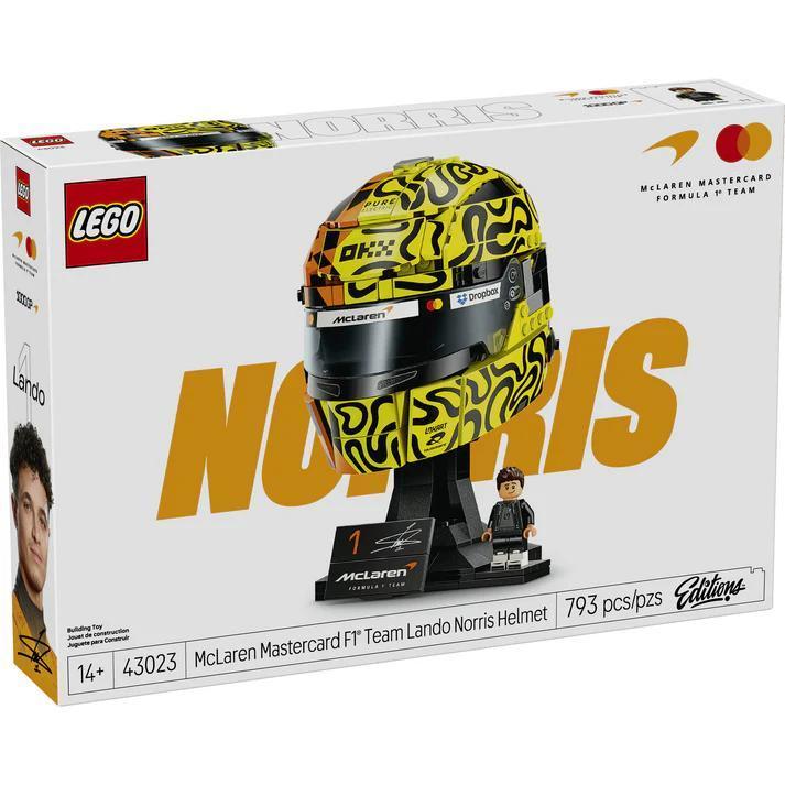 LEGO® Editions Formula 1 Editions McLaren Mastercard F1® Team Lando Norris Helmet | 43023 - The Feisty Goblin Gamehouse -