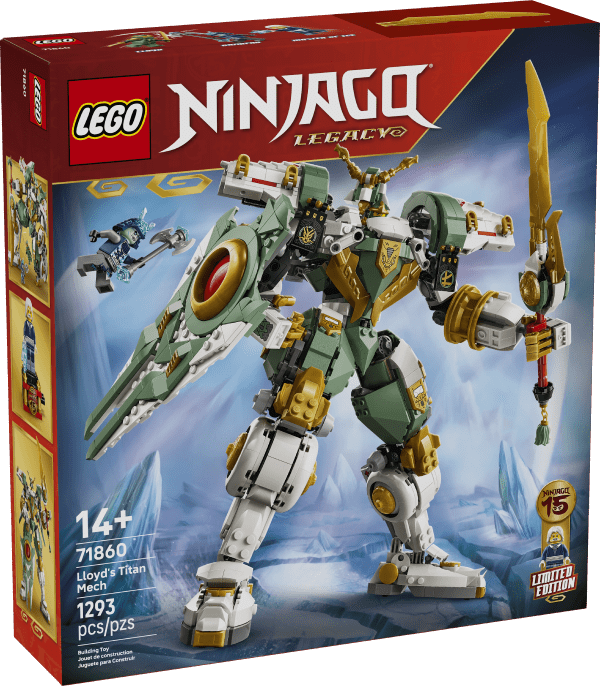 LEGO® Ninjago Lloyd's Titan Mech 15th Anniversary | 71860 - The Feisty Goblin Gamehouse -