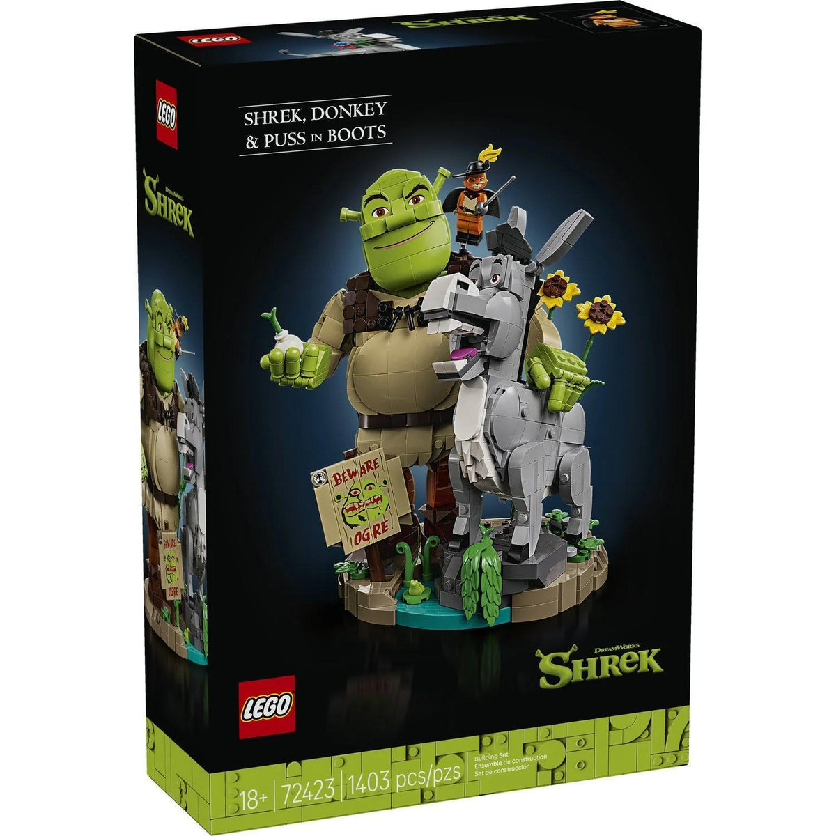 LEGO® Shrek Shrek, Donkey & Puss in Boots | 72423 - The Feisty Goblin Gamehouse -
