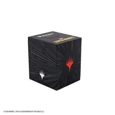 Magic: The Gathering | Marvel Super Heroes Bastion 100+ XL - Comic Burst Black - The Feisty Goblin Gamehouse -