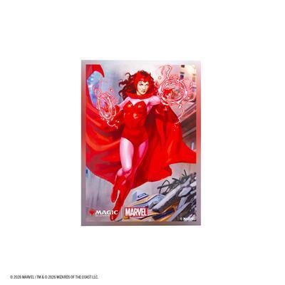 Magic: The Gathering | Marvel Super Heroes Premium Art Sleeves - The Scarlet Witch - The Feisty Goblin Gamehouse -