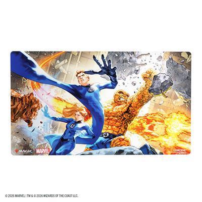 Magic: The Gathering | Marvel Super Heroes Shiny Playmat - The Fantastic Four - The Feisty Goblin Gamehouse -