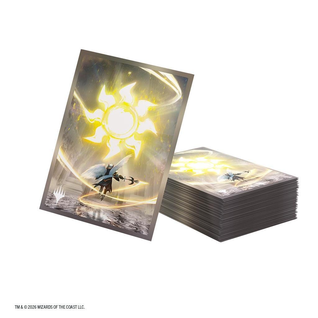 Magic: The Gathering | Secrets of Strixhaven Premium Art Sleeves - Plains - The Feisty Goblin Gamehouse -