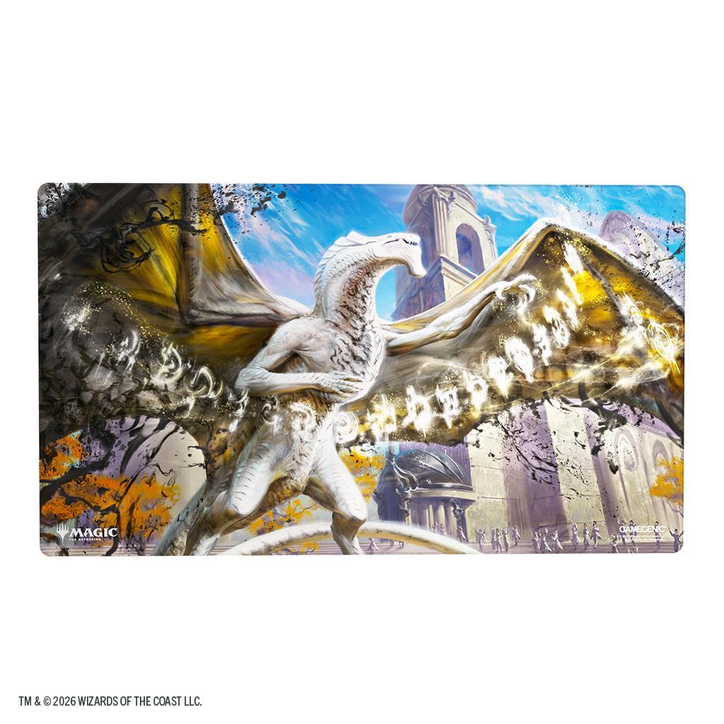Magic: The Gathering | Secrets of Strixhaven Shiny Playmat - Silverquill, the Disputant - The Feisty Goblin Gamehouse -