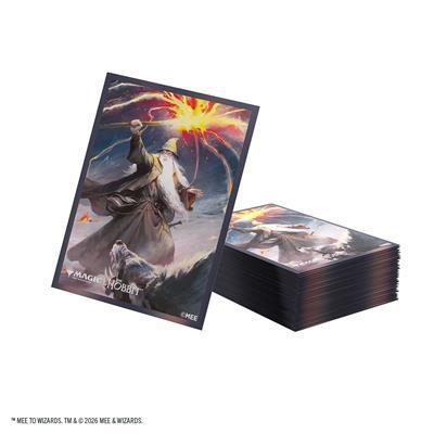 Magic: The Gathering | The Hobbit Premium Art Sleeves - Gandalf, Shadow's Foe - The Feisty Goblin Gamehouse -