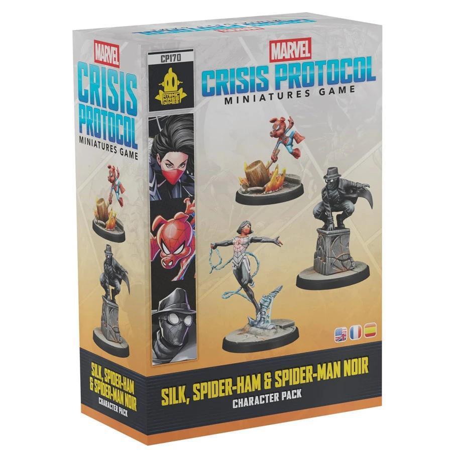 Marvel Crisis Protocol: Silk, Spider-Ham & Spider-Man Noir - The Feisty Goblin Gamehouse -