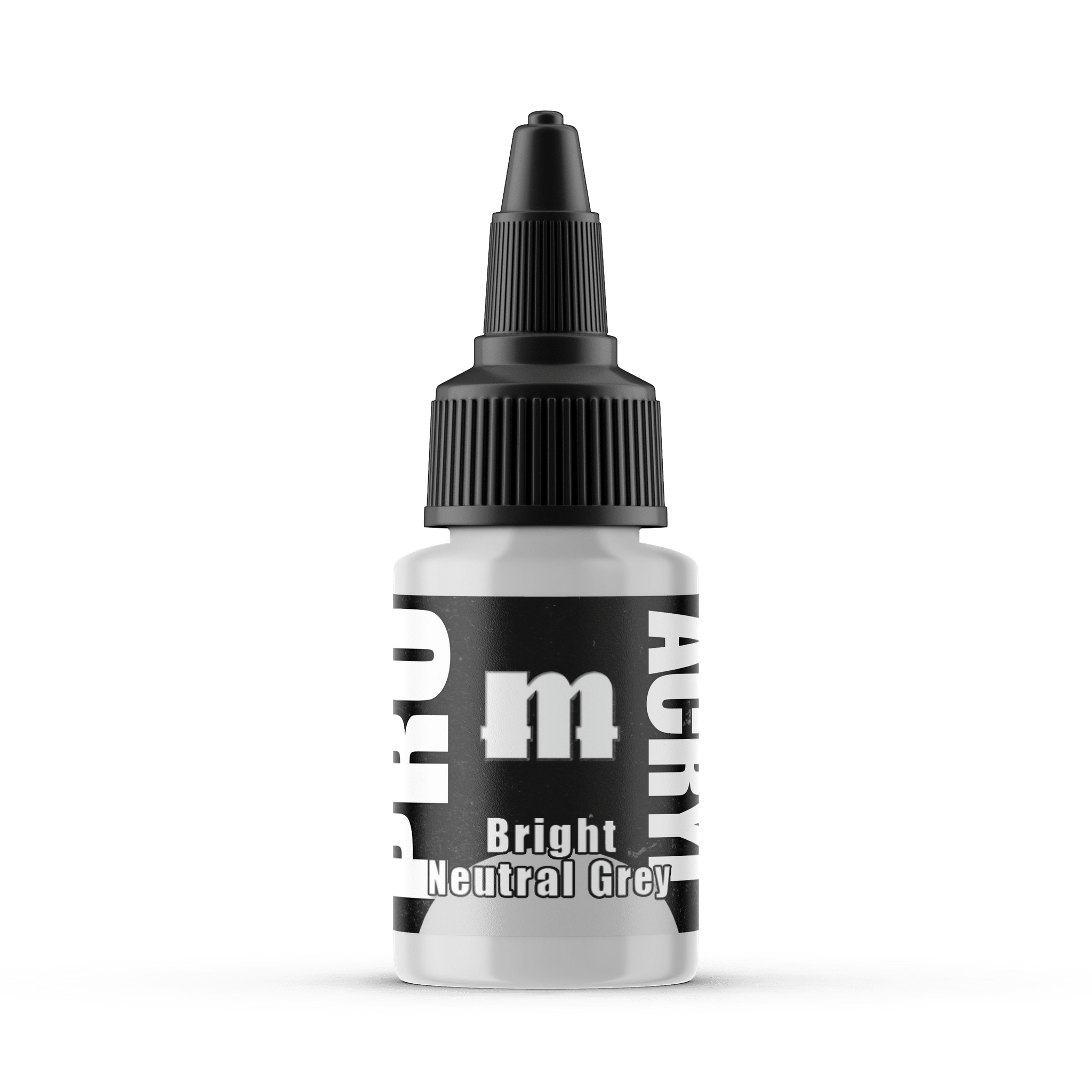 Monument Hobbies - 045-Pro Acryl Bright Neutral Grey - The Feisty Goblin Gamehouse -