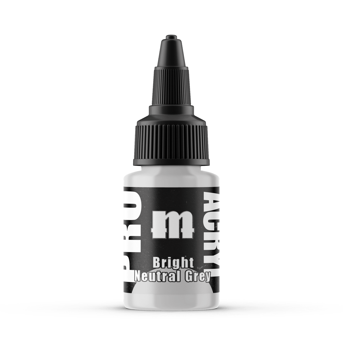 Monument Hobbies - 045-Pro Acryl Bright Neutral Grey - The Feisty Goblin Gamehouse -