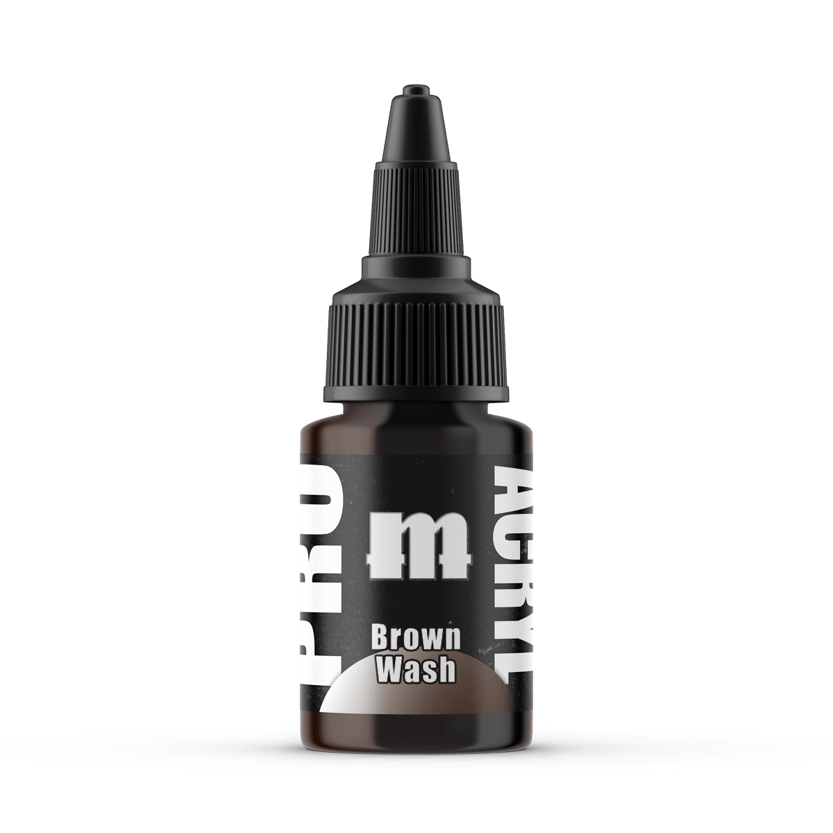Monument Hobbies - 201 - Pro Acryl Brown Wash - The Feisty Goblin Gamehouse -
