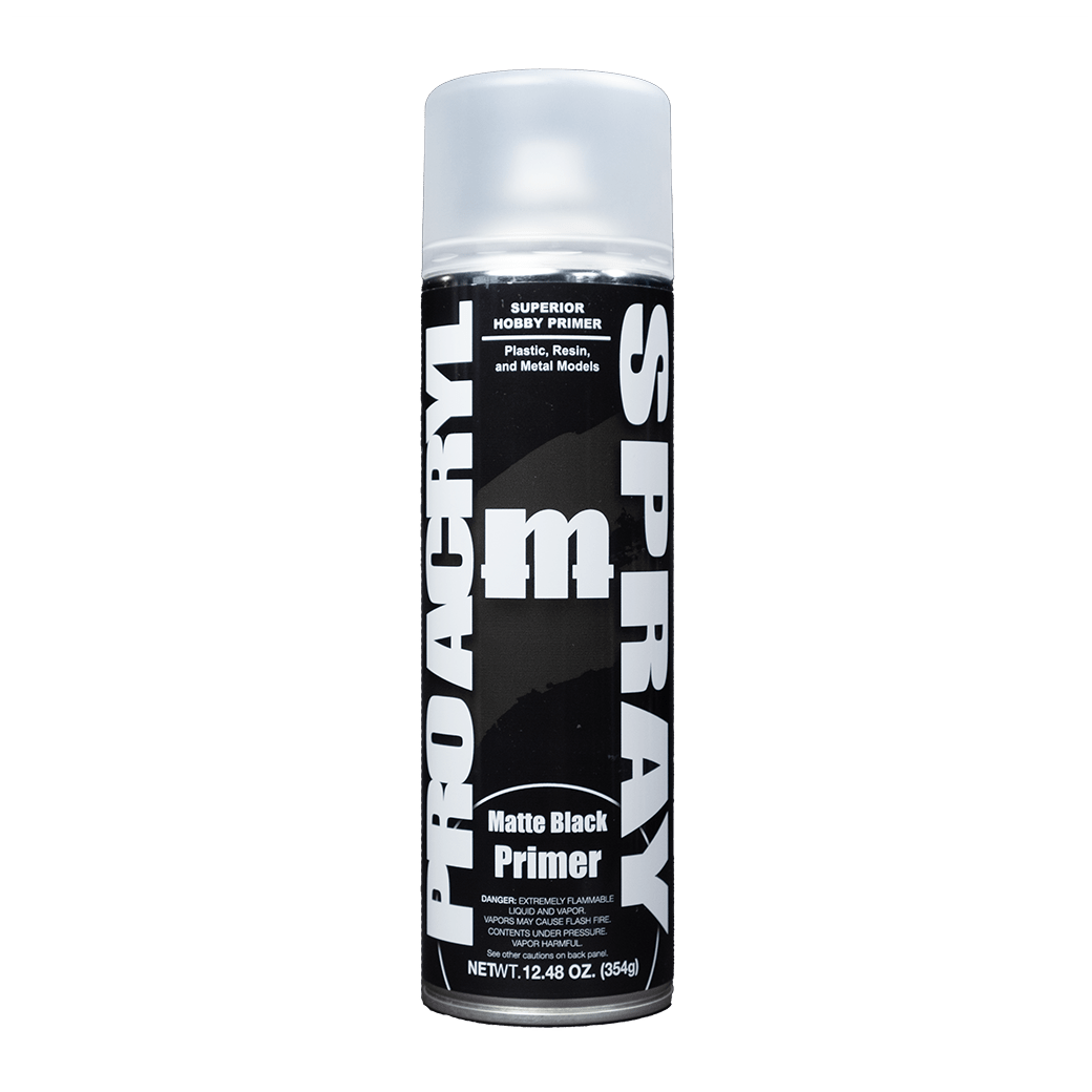 Monument Hobbies - PRO Acryl SPRAY - Matte Black Primer - The Feisty Goblin Gamehouse -
