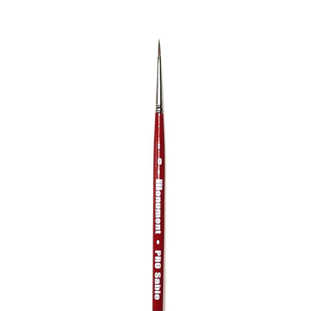 Monument Hobbies - Pro Sable 0 Brush - The Feisty Goblin Gamehouse -