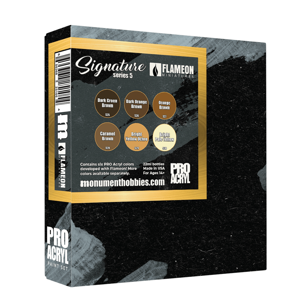 Monument Hobbies - Signature Series Set 5 - Flameon Miniatures - The Feisty Goblin Gamehouse -