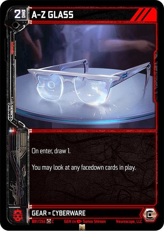 Neuroscape TCG - A-Z Glass GEN-091 - The Feisty Goblin Gamehouse -