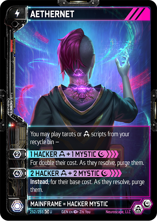 Neuroscape TCG - Aethernet GEN-252 - The Feisty Goblin Gamehouse -