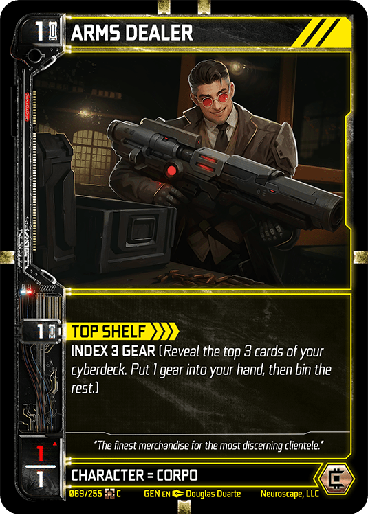 Neuroscape TCG - Arms Dealer GEN-069 - The Feisty Goblin Gamehouse -