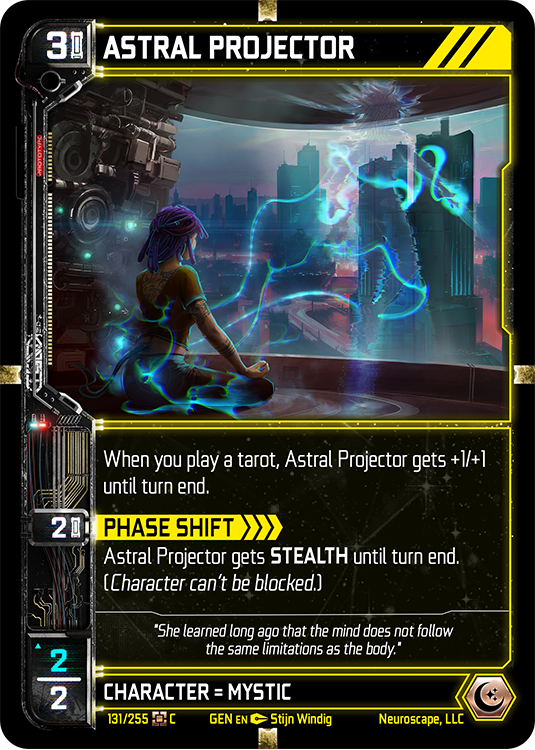 Neuroscape TCG - Astral Projector GEN-131 - The Feisty Goblin Gamehouse -