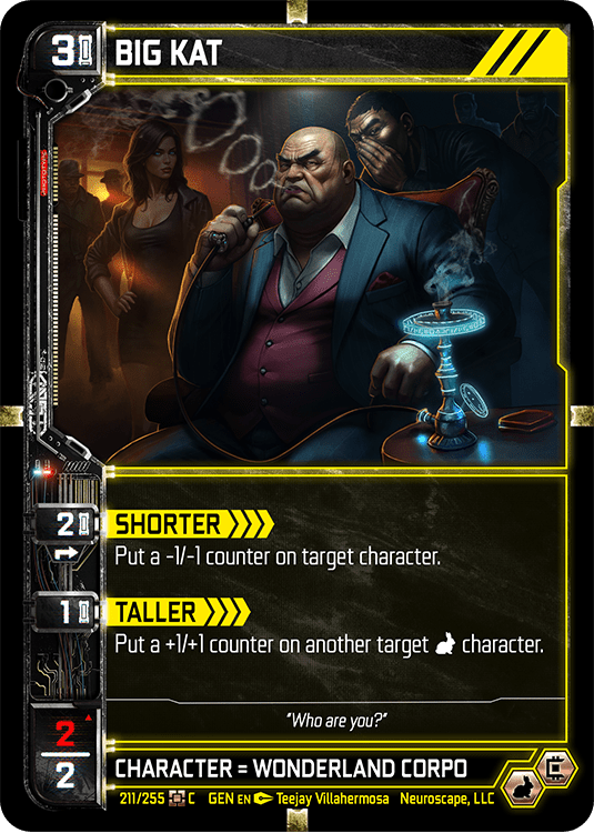 Neuroscape TCG - Big Kat GEN-211 - The Feisty Goblin Gamehouse -