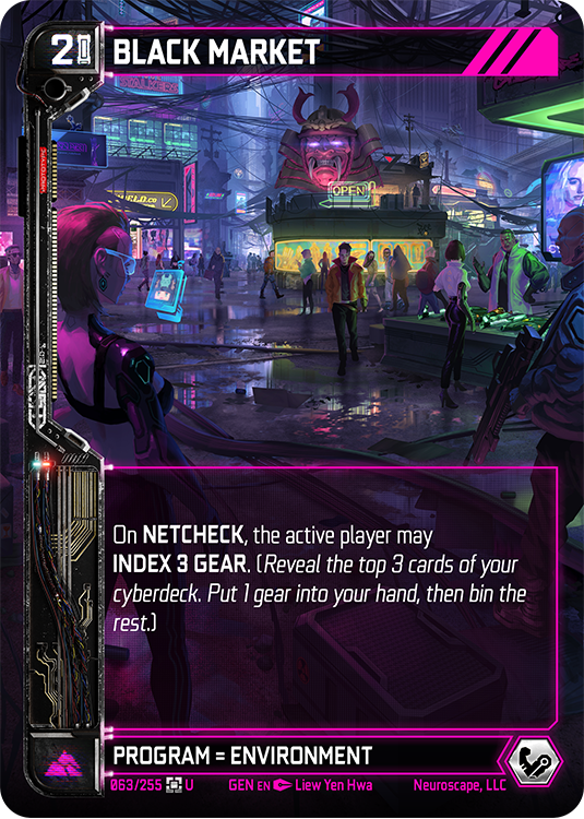 Neuroscape TCG - Black Market GEN-063 - The Feisty Goblin Gamehouse -