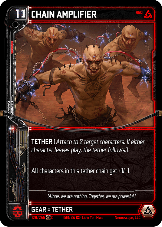Neuroscape TCG - Chain Amplifier GEN-126 - The Feisty Goblin Gamehouse -