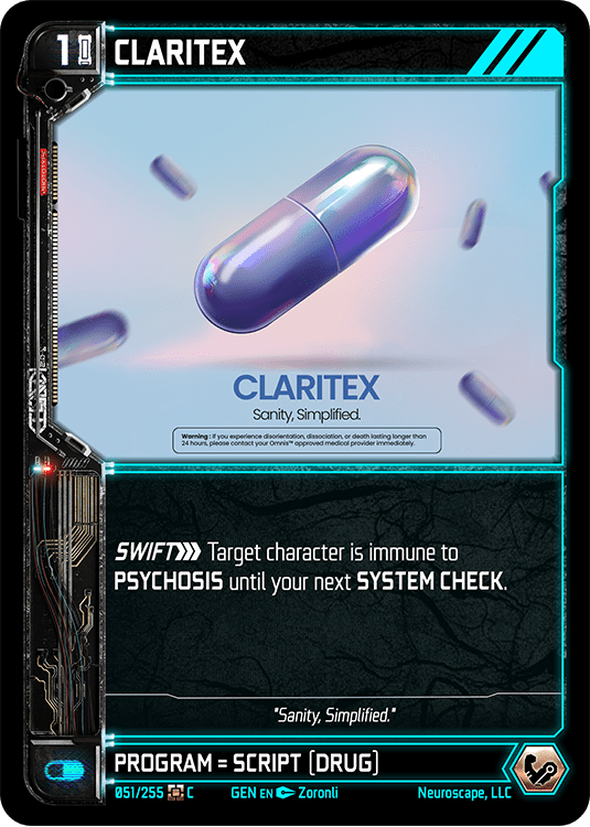 Neuroscape TCG - Claritex GEN-051 - The Feisty Goblin Gamehouse -