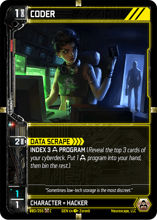 Neuroscape TCG - Coder GEN-003 - The Feisty Goblin Gamehouse -