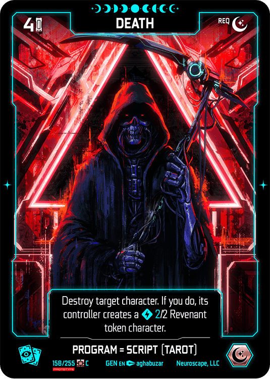 Neuroscape TCG - Death GEN-158 - The Feisty Goblin Gamehouse -
